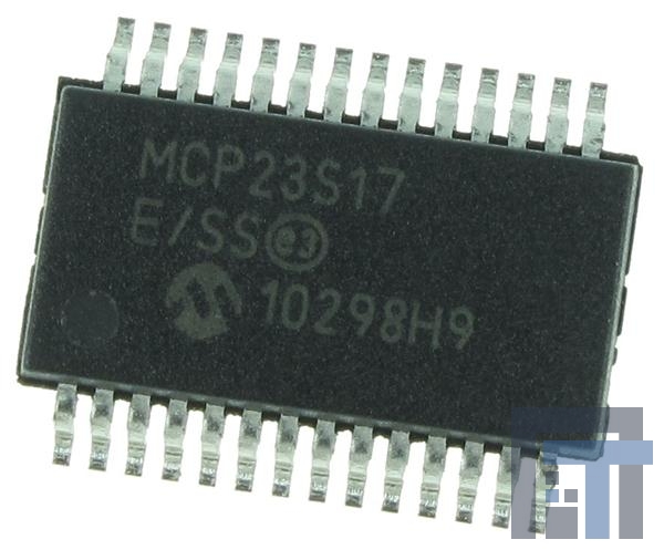 MCP23S17-E-SS Интерфейсные элементы - Расширительные модули ввода-вывода 16bit Input/Output Exp SPI interface