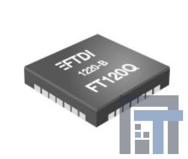 FT120Q-T ИС, интерфейс USB USB Device Controler w/ Parallel Bus IC