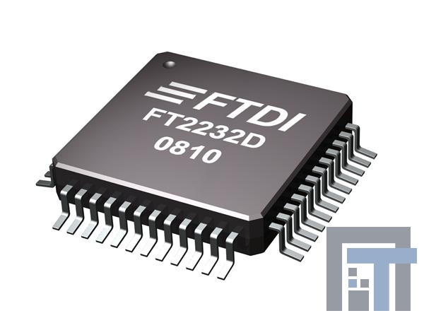FT2232D-REEL ИС, интерфейс USB USB to Dual UART/ FIFO/SPI/JTAG/I2C