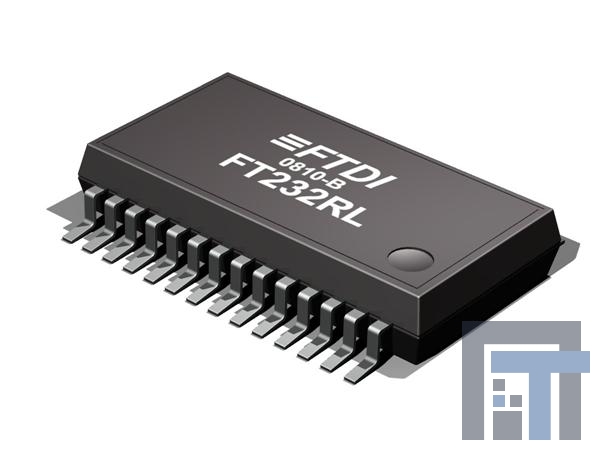 FT232RL-REEL ИС, интерфейс USB USB to Serial UART Enhanced IC SSOP-28