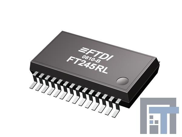 FT245RL-REEL ИС, интерфейс USB USB to Parallel FIFO Enhanced IC SSOP-28