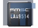 LAN9514-JZX ИС, интерфейс USB USB 4 Port Hub Int 10/100 Ethernet