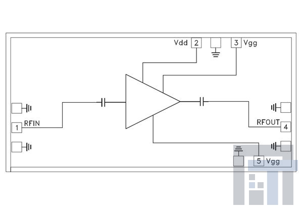 HMC-ALH102-SX РЧ-усилитель GaAs HEMT WBand lo Noise amp 2 - 20 GHz