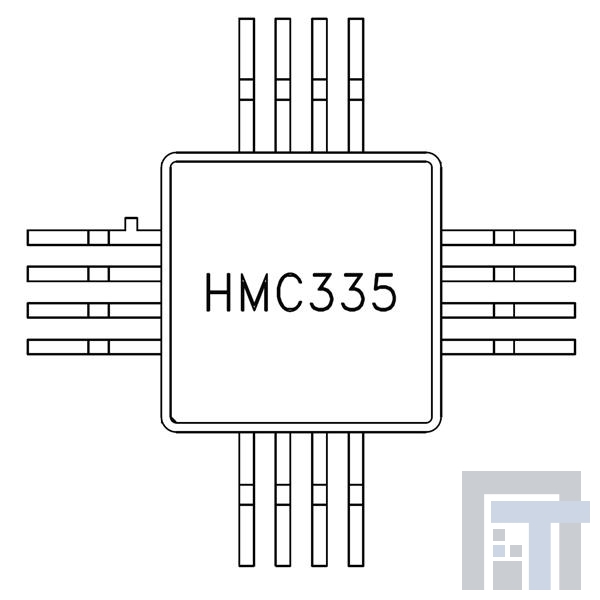 HMC335G16 Аттенюаторы 1 dB LSB 5-Bit DATT Herm   DC - 3 GHz