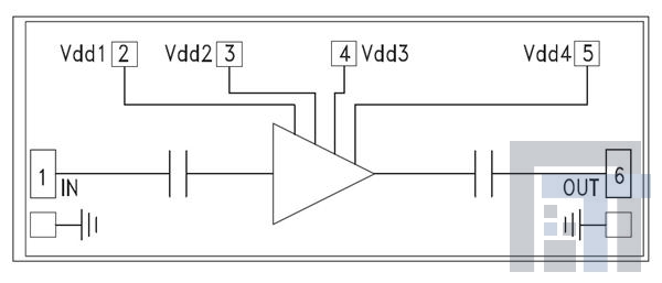 HMC566 РЧ-усилитель lo Noise amp Chip  29 - 36 GHz