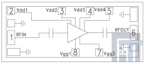 HMC635-SX РЧ-усилитель Driver amp  18-40GHz