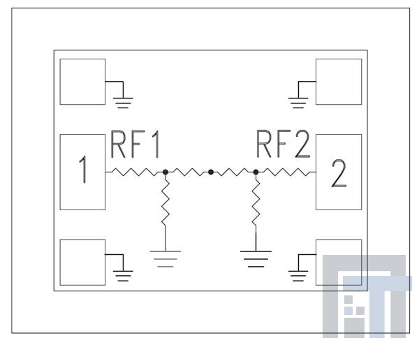 HMC658-SX Аттенюаторы GaAs MMIC 20-dB atten  DC - 65 GHz