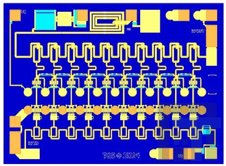 TGA2227 РЧ-усилитель 2-22GHz NF 2dB Gain 15dB GaN