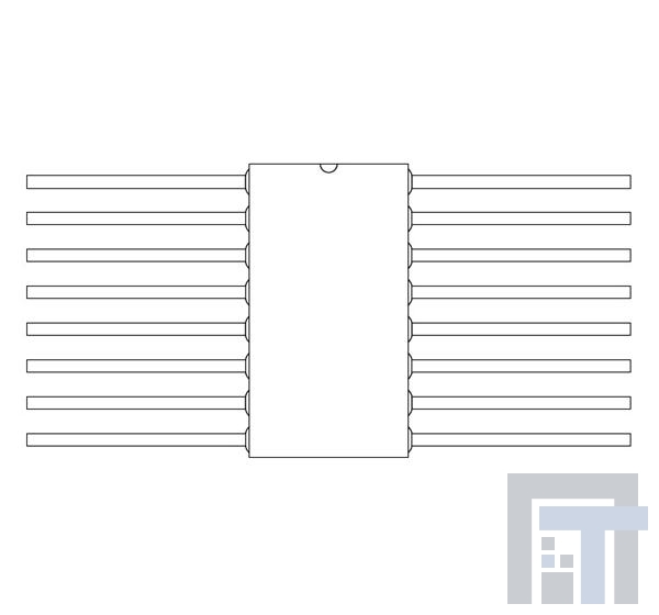 5962-9164001mfa Шинные ресиверы CMOS Quad Differential Line Receivers 16-CFP -55 to 125