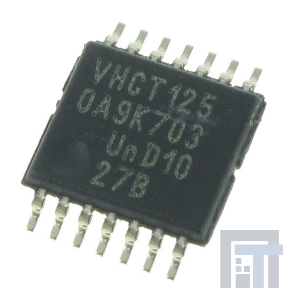 74vhct125pw,118 Буферы и линейные аппаратные драйверы CMOS 4CH NON-INVERT