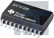 SN74F299NS Регистры сдвига счетчика Universal shift storage registers