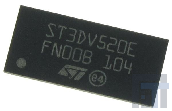 ST3DV520EQTR ИС многократного переключателя MUX/DEMUX 4 CH LVDS DDC 4.0 Ohm 9.5pF