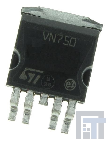 VN920B5HTR-E ИС переключателя электропитания – распределение электропитания Single Ch High Side SSR 16mOhm 30A 36V