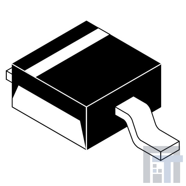 1PMT12AT1G Диоды подавления переходных скачков напряжения (TVS) 12V 200W Powermite Unidirectional