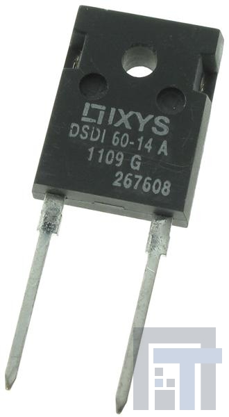 DSDI60-14A Выпрямители SF RECOVERY DIODE 1400V, 63A