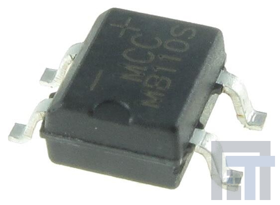 MB110S-TP Диоды и выпрямители Шоттки 100V,1A