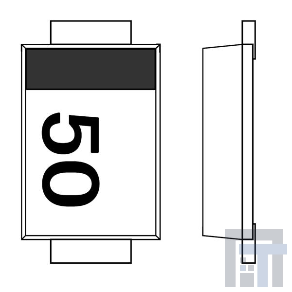 RB051LA-40TR Диоды и выпрямители Шоттки 40V 3A -40 TO 125C SCHOTTKY BARRIER