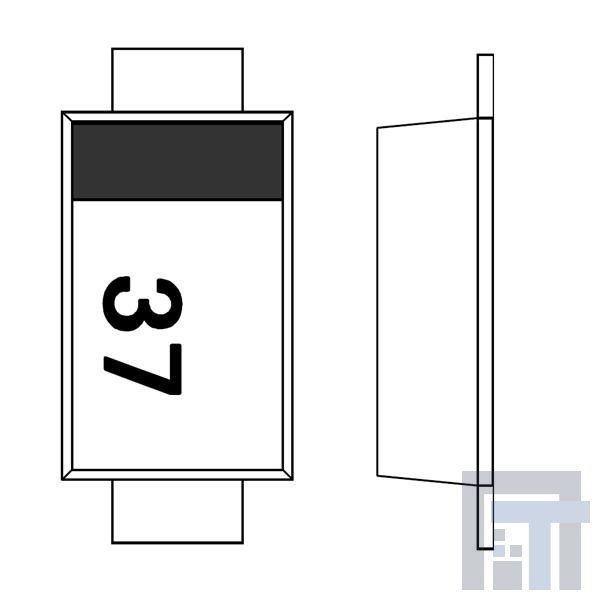 RB060MM-30TR Диоды и выпрямители Шоттки Diode Schottky 30V 2A 2-Pin