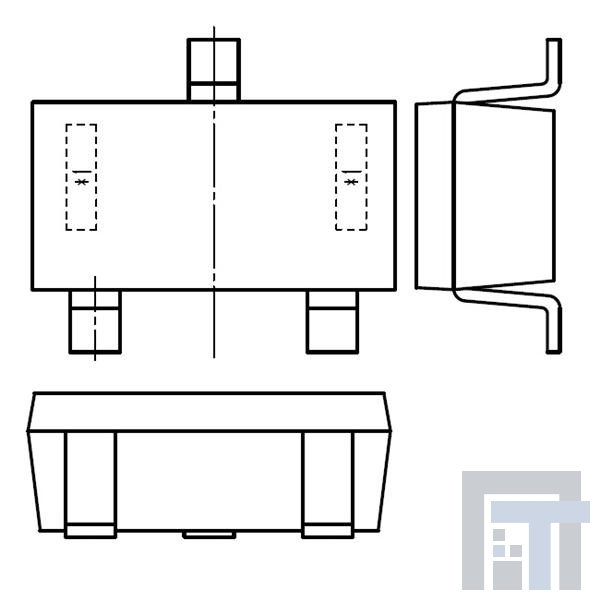 SB05W05C-TB-E Диоды и выпрямители Шоттки SBD DUAL COMMON CATHODE