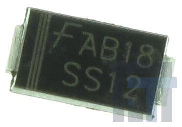 SS12 Диоды и выпрямители Шоттки 1A Schottky Barrier Rectifier