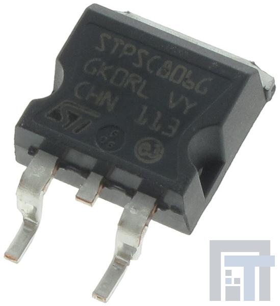 STPSC806G-TR Диоды и выпрямители Шоттки 600V Power Schottky 8A 10 nC No Reverse