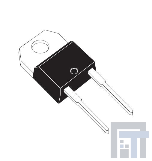 STTH12T06DI Выпрямители 600V Tandem Diode 7pF 12A If 15ns