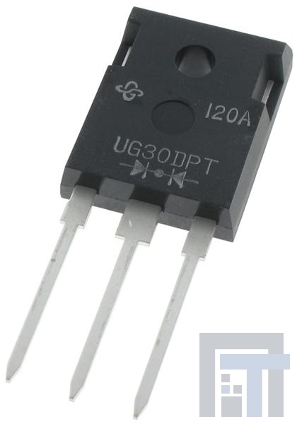 UG30DPT-E3-45 Выпрямители 200 Volt 30 Amp 20ns Dual Common Cathode