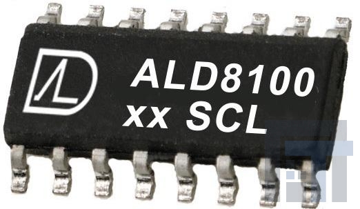ALD810016SCLI МОП-транзистор Quad SAB МОП-транзистор ARRAY VT=1.60V