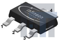 BCP-51-16-E6327 Биполярные транзисторы - BJT PNP Silicon AF TRANSISTOR