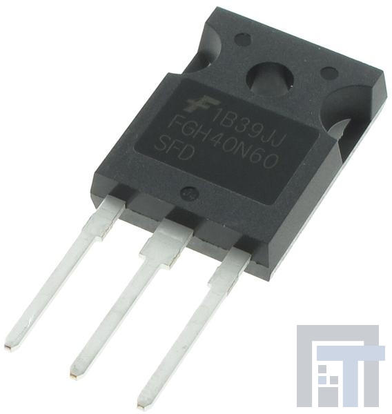 FGH40N60SFDTU Биполярные транзисторы с изолированным затвором (IGBT) 600V 40A Field Stop