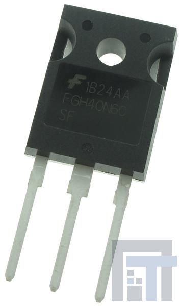 FGH40N60SFTU Биполярные транзисторы с изолированным затвором (IGBT) N-CH / 40A 600V FS Planar