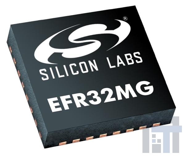 EFR32MG1P132F256GM32-B0R РЧ-системы на кристалле (SoC)  256kB FM/32kB RAM 2.4GHz/16.5dBm/M/BLE