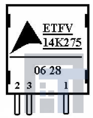 ETFV14K130E2 Варисторы 14mm 130Volt Thermally Fused