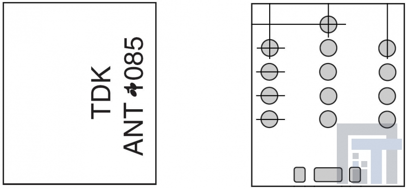 ANT8030-2R4-01A Антенны Bluetooth/W-LAN Ant T & R 13inch reel
