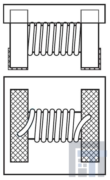 1008AF-103XJLB Катушки постоянной индуктивности  1008AF Ferrite Chip 10 uH 5 % 0.55 A