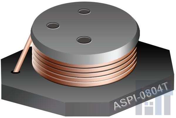 ASPI-0804T-100M-T Катушки постоянной индуктивности  10uH 20% -55C +125C