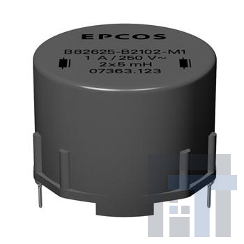 B82625B2302M001 Катушки постоянной индуктивности  RING CORE CHOKE 2X700UH 3.0A