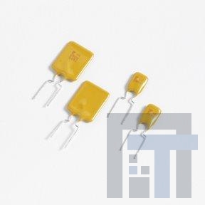 16R110BU Восстанавливаемые предохранители - PPTC PTC 16V 1.10A POLY RADIAL LEADS