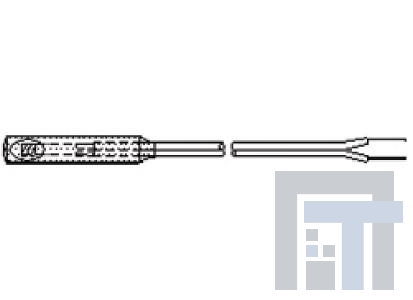 AA6B4-GC11KA143L-37C Терморезисторы с отрицательным температурным коэффициентом Chip in Glass +/-15% #40AWG Ni Thermistor