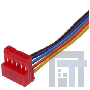 CUI-435-1FT Кодеры Cable w/ 5 Pin, Right-Angle Connector, 5 Individual Discrete 22 AWG Wires