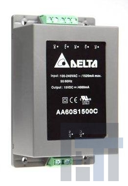 AA60S2400D Импульсные источники питания ACDC POWER MODULE 24Vout 60W