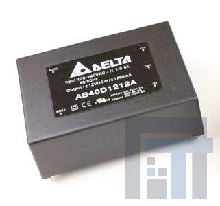 AB40D1212D Импульсные источники питания AC/DC Power Module +12Vout/-12Vout/40W