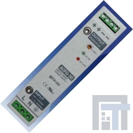 AOFD-50-48 Блок питания для DIN-рейки 50W 48V 1.1A Din Rail Mount