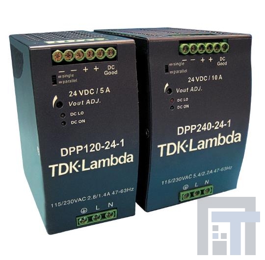 DPP120-24-1 Блок питания для DIN-рейки 120W 24V 5A DIN Rail 115/230VAC