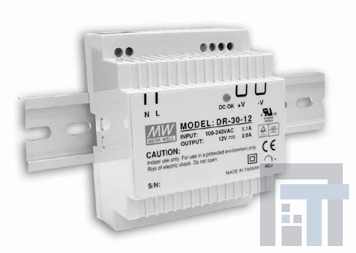 DR-30-12 Блок питания для DIN-рейки 24W 12V 2A