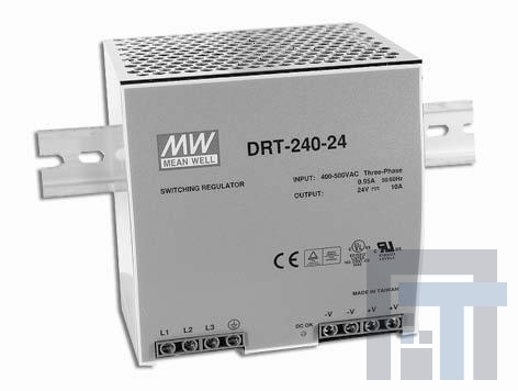 DRT-240-48 Блок питания для DIN-рейки 240W 48V 5A