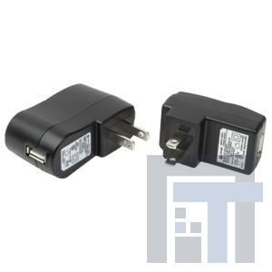 EPS050050U-I38-SZ Адаптеры переменного тока настенного монтажа ac-dc, 5Vdc, 500mA, SW, wall-plug, NA, USB, levelV