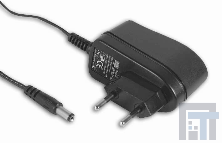 GS06E-11P1J Адаптеры переменного тока настенного монтажа 6W 7.5V 0.8A 2 pole EURO plug