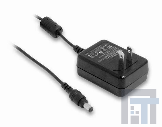 GS12U09-P1I Адаптеры переменного тока настенного монтажа 12W 9V 1.33A 2 pole USA plug