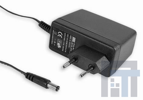 GS15E-11P1J Адаптеры переменного тока настенного монтажа 12W 7.5V 1.6A 2 pole EURO plug